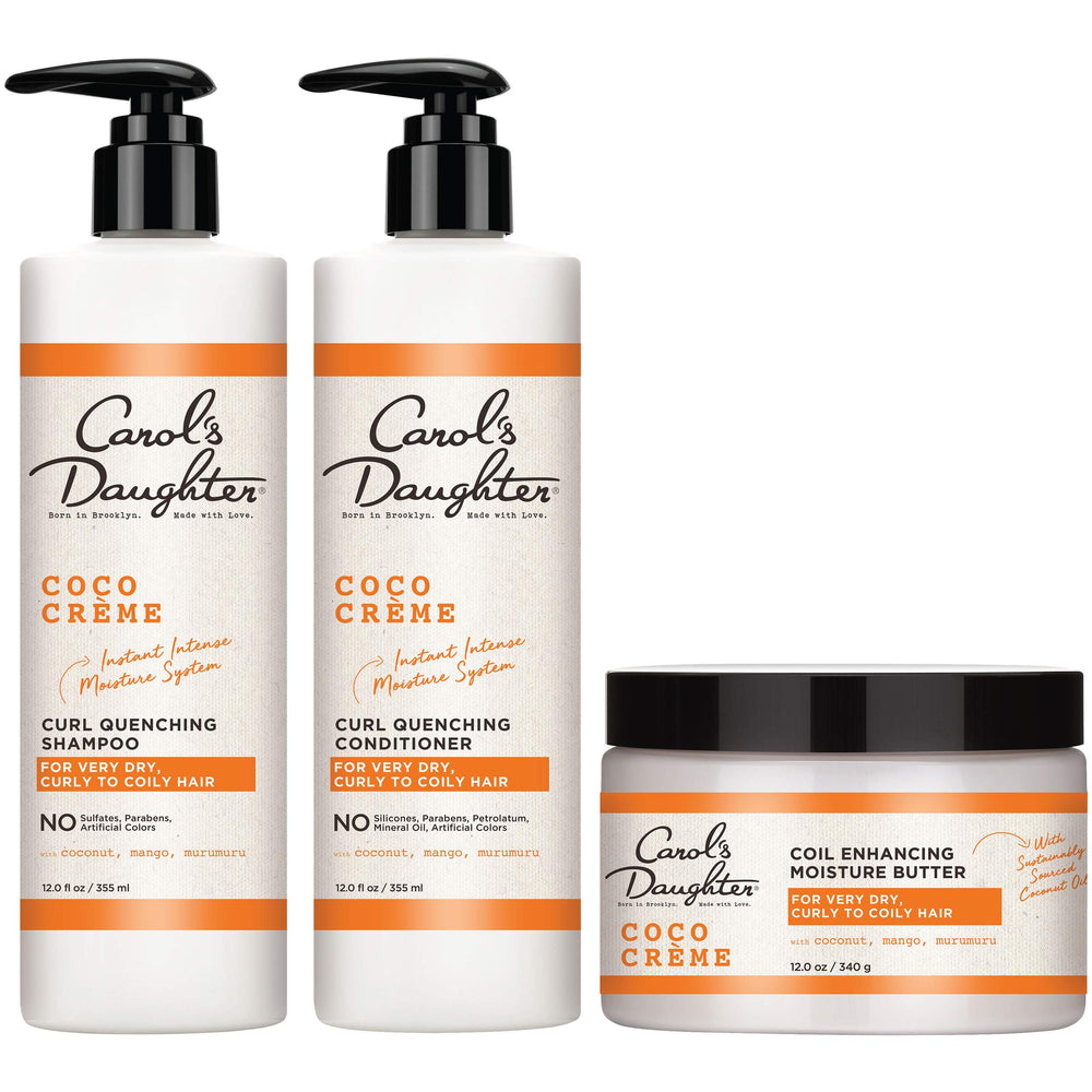 Carol's Daughter Coco Creme Shampoo bottle for deep hydration and gentle cleansing.