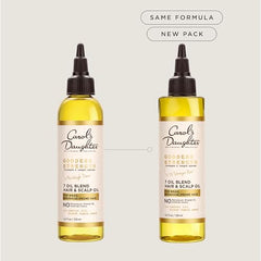 Carol's Daughter Goddess Strong Bundle shampoo bottle highlights cleansing with fortifying oils.