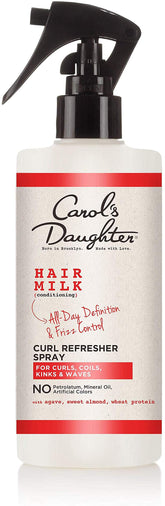 Carol's Daughter Hair Milk Refresher Rizos: rizos revitalizados con humedad ligera.