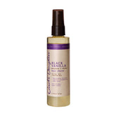 Carol's Daughter vainilla negra, botella de brillo e hidratación para el cabello.