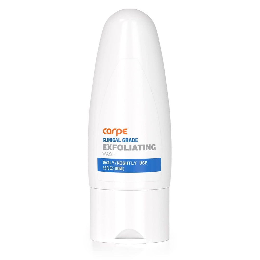 Carpe exfoliante axilas, protección de olor en botella, uso diario seguro.