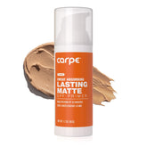 Carpe Primer Face bottle pump for mess-free, long-lasting matte base