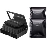 CARSLAN blotting paper with powder in compact for quick matte touch-ups.