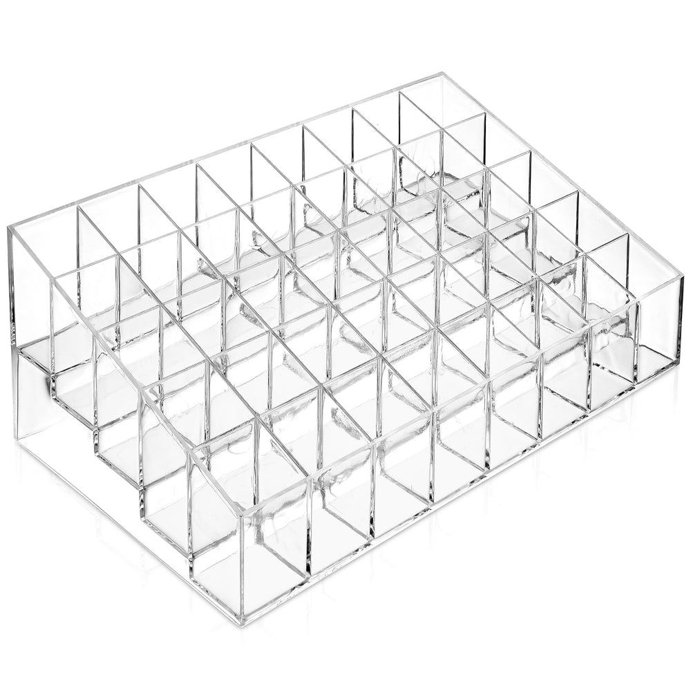 Casafield 40-slot lipstick organizer front view keeps lipsticks neatly displayed