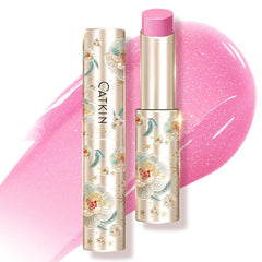 Catkin bálsamo labial con gloss hidrata y aporta brillo.