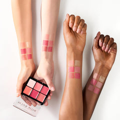 Catrice Blur Balm Blush Palette cream-to-powder texture delicate on skin.