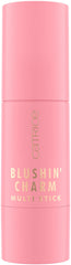 Catrice Blushin' Charm Multi Stick lip tint provides buildable color on lips.