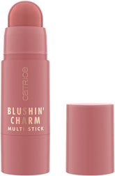 Catrice Blushin' Charm Multi Stick Radiant Honey swatch for a dewy flush