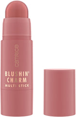 Catrice Blushin' Charm Multi Stick Radiant Honey swatch for a dewy flush