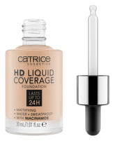 Catrice HD Liquid Coverage con gotero para dosificar la aplicación con precisión