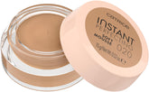 Catrice Instant Perfecting Mousse packaging highlights vegan, cruelty-free formula.