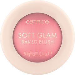 Catrice Soft Glam Baked Blush muestra empaque elegante para uso diario.