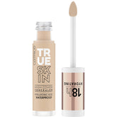Catrice True Skin High Cover Concealer packaging close-up, vegan formula highlight