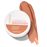 Catrice Under Eye Brightener packaging highlights vegan, cruelty-free formula for daily use.
