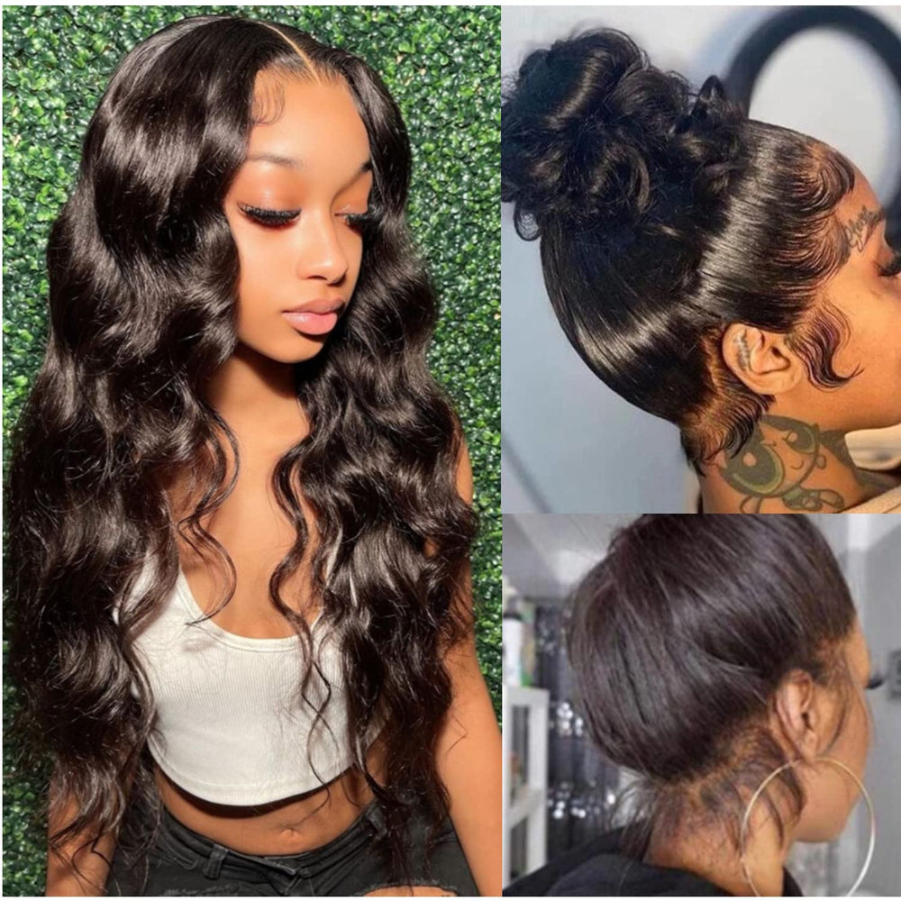 Catti body wave 360 lace-front close-up with natural hairline and baby hairs for realism.