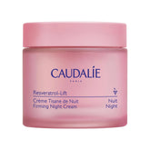 Caudalie Resveratrol-Lift night cream jar with refillable pod for sustainable skincare.