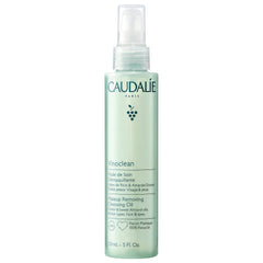 Caudalie Vinoclean bottle with pump for fast makeup removal.