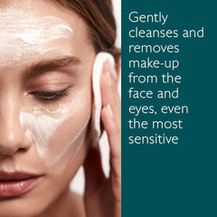 Caudalie Vinoclean almond milk being applied to dry skin.