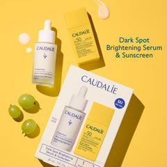 Caudalie Vinosun Protect SPF 50 sunscreen tube on counter
