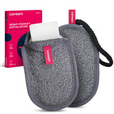CAVEEM dual-sided soap pouch with cleansing and exfoliating textures for daily skin care.