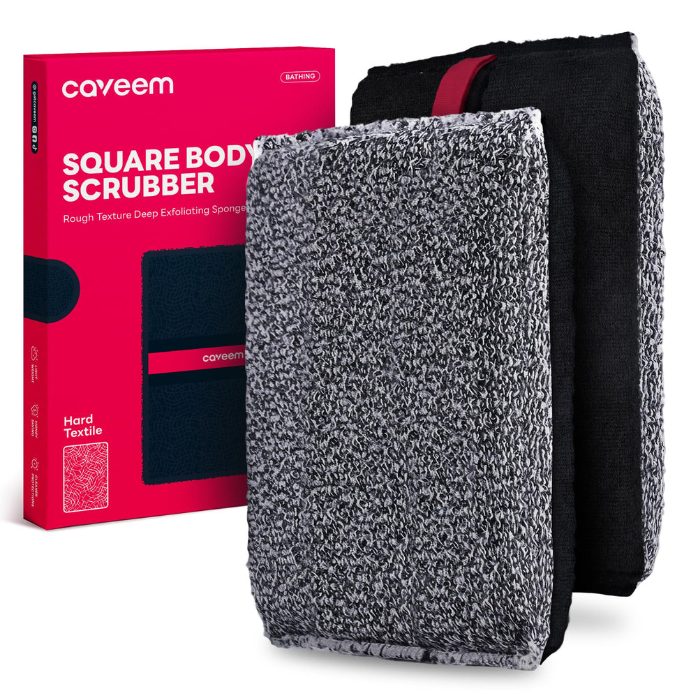 Caveem exfoliador corporal de doble textura para piel suave