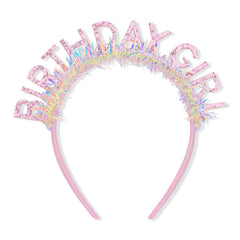 Cavetee corona rosa con brillos para cumpleaños de mujer, luz y glamour en cada foto