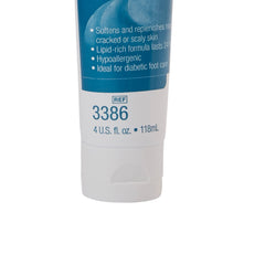 Cavilon cream on a dry heel showing nourishing texture.