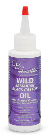 CB Smoothe Aceite Negro Jamaicano en bote de 4 oz para crecimiento capilar