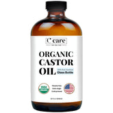 CCare Castor Oil amber bottle preserves purity for daily use