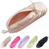 CECKQUE ballet makeup bag pink front view, compact on-the-go storage for dancers.