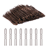 Cehony U-shaped hair pin in brown box packaging for easy storage and long-lasting use.