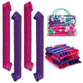 CEKEME heatless spiral rollers with 40 pieces for no-heat styling.
