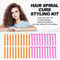 CEKEME overnight no-heat curls on damp hair