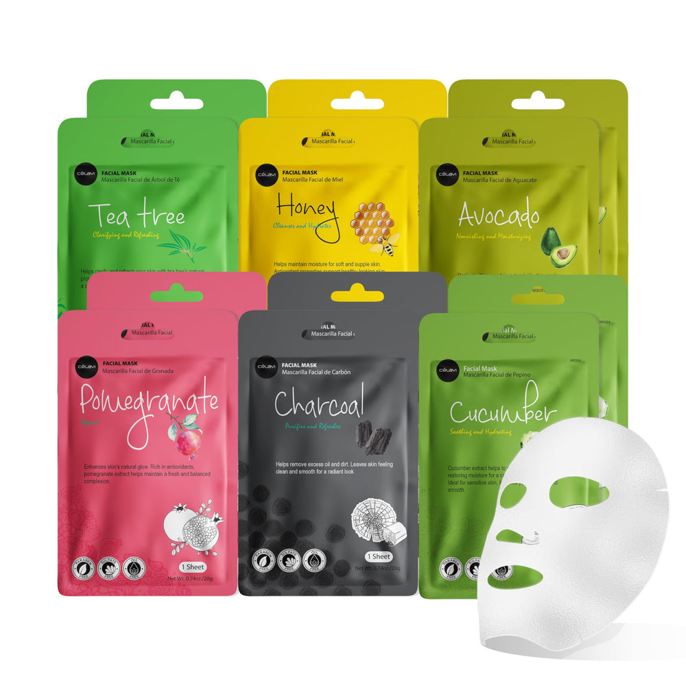 Celavi Esencia mascarilla facial pack 12 para hidratación diaria