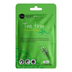 Celavi Esencia mascarilla facial árbol de te para piel sensible y equilibrada