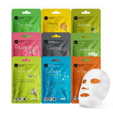 Celavi Essence Face Mask nine-pack front view highlights hydration benefits.