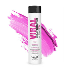 Celeb Luxury Colorditioner bottle pour showing easy color deposition