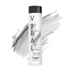 Celeb Luxury Viral Colorwash Extreme Silver bottle deposits color while cleansing for fresh silver tones.