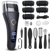 Celepen electric foot file front view for salon-smooth feet.