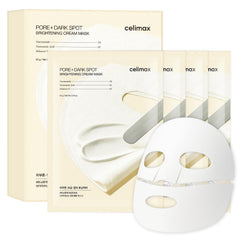 Celimax Pore+Dark Spot Cream Mask packaging shown for at-home use.
