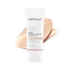 Cell Fusion C Skin Blemish Balm envase compacto para uso diario.