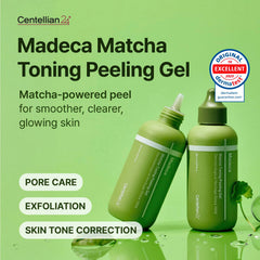 Centellian24 Madeca Matcha Gel charcoal capsule close-up for impurity absorption