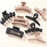 CENTSTAR neutral matte large claw clip with sturdy hold for thick hair