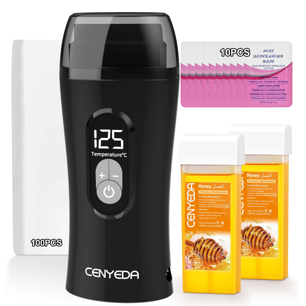 CENYEDA digital wax warmer maintains steady temperature for at-home waxing