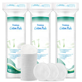 CenYouful premium cotton rounds cover shows dense, tear-resistant pads for safe makeup removal.