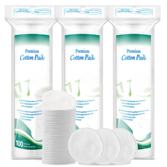 CenYouful premium cotton rounds cover shows dense, tear-resistant pads for safe makeup removal.