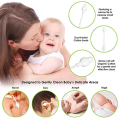 CenYouful safety swabs with soft cotton and gentle design for baby care