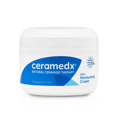 Ceramedx textura crema sedosa para piel sensible y uso diario.
