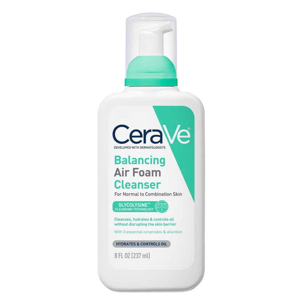 CeraVe Balance: espuma-aire para rostro que limpia y equilibra la piel.
