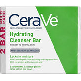 CeraVe barra limpiadora hidratante para limpieza suave sin resecar la piel.